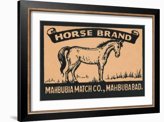 Horse Brand-null-Framed Art Print