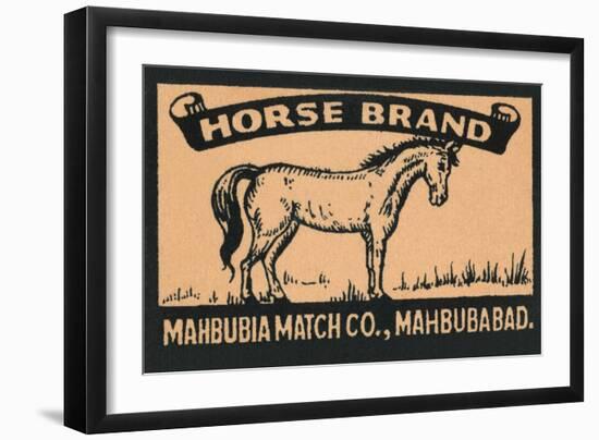 Horse Brand-null-Framed Art Print