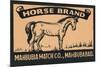 Horse Brand-null-Mounted Premium Giclee Print