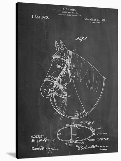 Horse Bridle Patent-null-Stretched Canvas