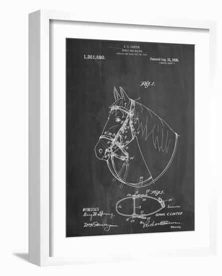 Horse Bridle Patent-null-Framed Art Print