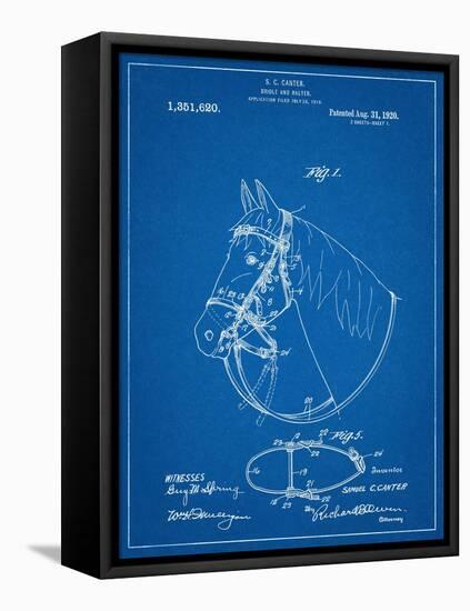 Horse Bridle Patent-null-Framed Stretched Canvas