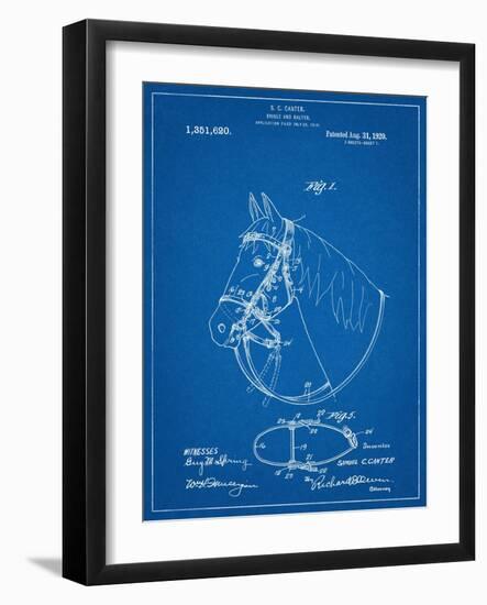 Horse Bridle Patent-null-Framed Art Print