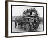 Horse Bus in Service During Festival Week at Birkenhead Merseyside-null-Framed Photographic Print