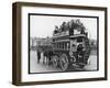 Horse Bus in Service During Festival Week at Birkenhead Merseyside-null-Framed Photographic Print