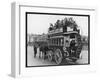 Horse Bus in Service During Festival Week at Birkenhead Merseyside-null-Framed Photographic Print