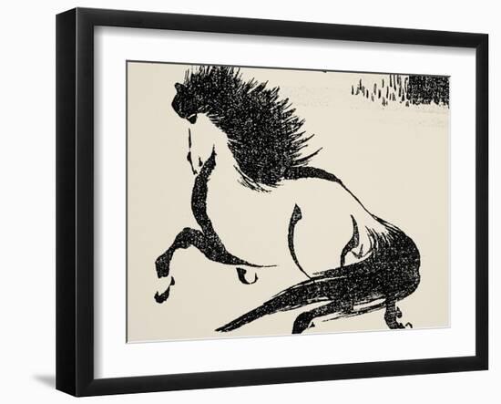 Horse, C1814-Katsushika Hokusai-Framed Giclee Print