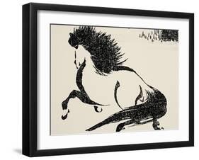 Horse, C1814-Katsushika Hokusai-Framed Giclee Print