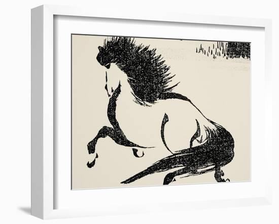 Horse, C1814-Katsushika Hokusai-Framed Giclee Print