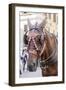 Horse Carriage. Rome. Italy.-Tom Norring-Framed Photographic Print