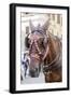 Horse Carriage. Rome. Italy.-Tom Norring-Framed Photographic Print