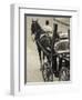 Horse Carriages at Pinto Wharf, Floriana, Valletta, Malta-Walter Bibikow-Framed Photographic Print