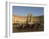 Horse Cart in Front of the Hofburg Palace on the Heldenplatz, Vienna, Austria, Europe-Michael Runkel-Framed Photographic Print
