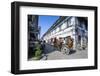 Horse Cart Riding Through the Spanish Colonial Architecture in Vigan, Northern Luzon, Philippines-Michael Runkel-Framed Photographic Print