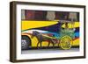 Horse Cart Walk by Colorfully Painted Bus, Manila, Philippines-Keren Su-Framed Photographic Print