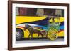 Horse Cart Walk by Colorfully Painted Bus, Manila, Philippines-Keren Su-Framed Photographic Print