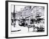 Horse Cart with Barrels, Philadelphia, Pennsylvania-null-Framed Photo