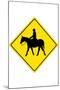 Horse Crossing-null-Mounted Art Print