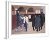 Horse Dealers at the Barbican, 1918-Robert Polhill Bevan-Framed Giclee Print