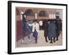 Horse Dealers at the Barbican, 1918-Robert Polhill Bevan-Framed Giclee Print