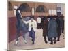 Horse Dealers at the Barbican, 1918-Robert Polhill Bevan-Mounted Giclee Print