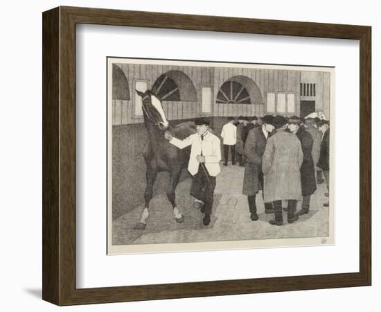 Horse Dealers at the Barbican, 1921-Robert Polhill Bevan-Framed Giclee Print