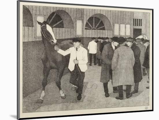 Horse Dealers at the Barbican, 1921-Robert Polhill Bevan-Mounted Giclee Print