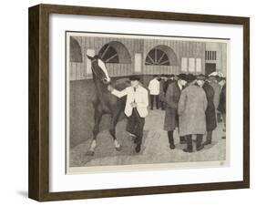Horse Dealers at the Barbican, 1921-Robert Polhill Bevan-Framed Giclee Print
