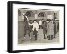 Horse Dealers at the Barbican, 1921-Robert Polhill Bevan-Framed Giclee Print