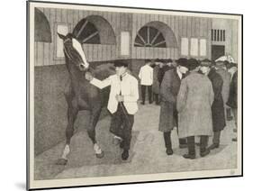 Horse Dealers at the Barbican, 1921-Robert Polhill Bevan-Mounted Giclee Print