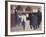 Horse Dealers at the Barbican, circa 1918-Robert Bevan-Framed Giclee Print