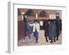 Horse Dealers at the Barbican, circa 1918-Robert Bevan-Framed Giclee Print