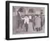 Horse Dealers at the Barbican, London, C1918-Robert Polhill Bevan-Framed Giclee Print