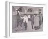 Horse Dealers at the Barbican, London, C1918-Robert Polhill Bevan-Framed Giclee Print