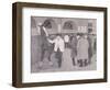 Horse Dealers at the Barbican, London, C1918-Robert Polhill Bevan-Framed Premium Giclee Print