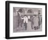 Horse Dealers at the Barbican, London, C1918-Robert Polhill Bevan-Framed Premium Giclee Print