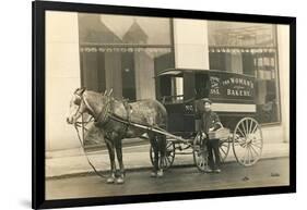 Horse-Drawn Bakery Wagon-null-Framed Art Print