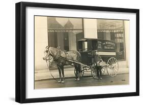 Horse-Drawn Bakery Wagon-null-Framed Art Print