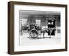 Horse-Drawn Cab in London-null-Framed Photographic Print