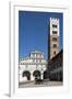 Horse Drawn Carriage Crossing the Piazza San Martino, Lucca, Tuscany, Italy, Europe-James Emmerson-Framed Photographic Print