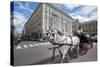 Horse-Drawn Carriage, Vienna, Austria-Jim Engelbrecht-Stretched Canvas