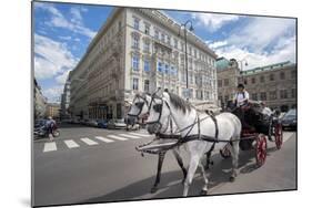 Horse-Drawn Carriage, Vienna, Austria-Jim Engelbrecht-Mounted Photographic Print