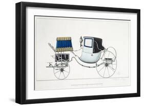 Horse-Drawn Carriage-null-Framed Giclee Print