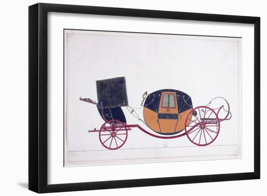 Horse-Drawn Carriage-null-Framed Giclee Print