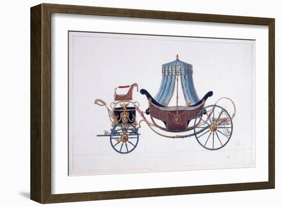 Horse-Drawn Carriage-null-Framed Giclee Print