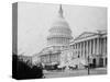Horse-Drawn Carriages at U. S. Capitol-null-Stretched Canvas