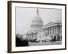 Horse-Drawn Carriages at U. S. Capitol-null-Framed Photographic Print