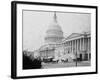 Horse-Drawn Carriages at U. S. Capitol-null-Framed Photographic Print