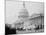 Horse-Drawn Carriages at U. S. Capitol-null-Mounted Photographic Print