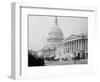 Horse-Drawn Carriages at U. S. Capitol-null-Framed Photographic Print